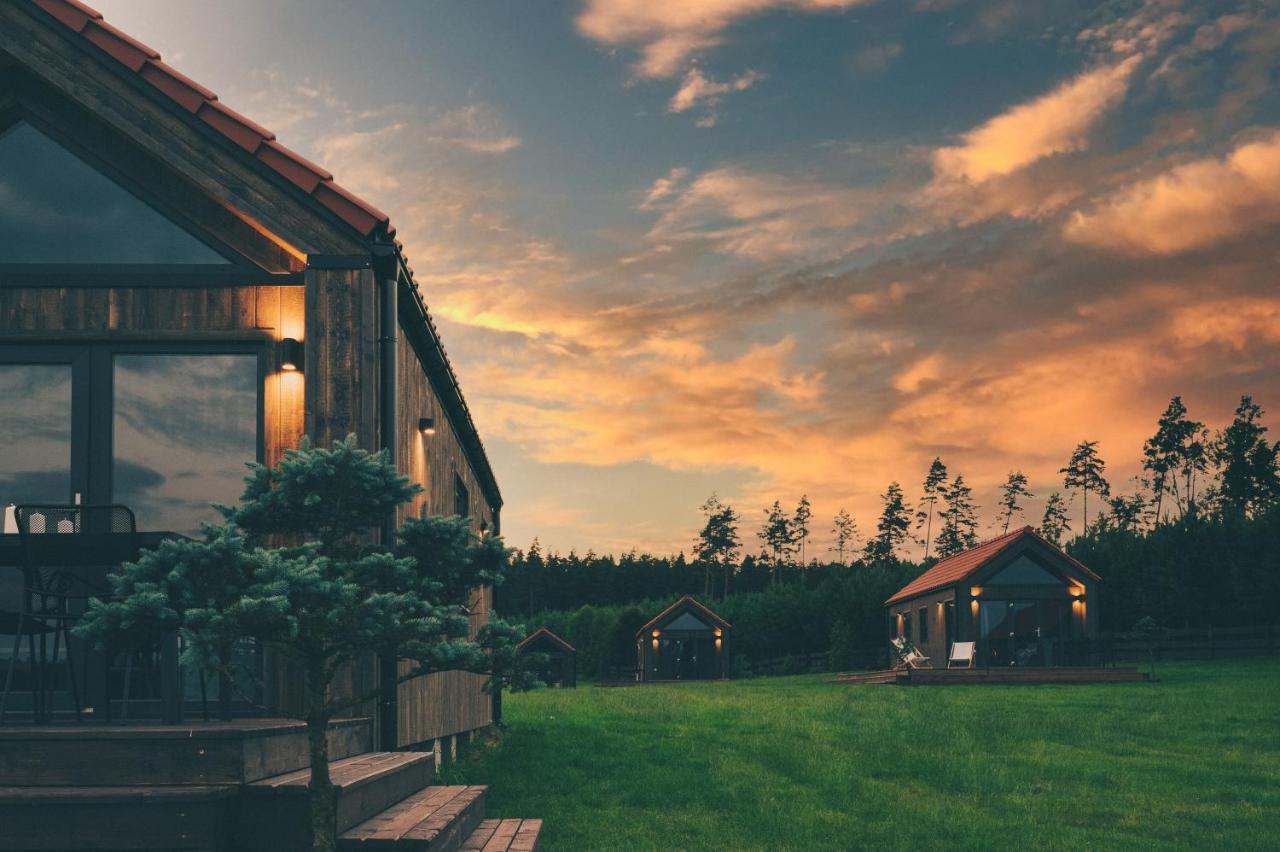 Mazurskie Hytte Łukta Exterior foto